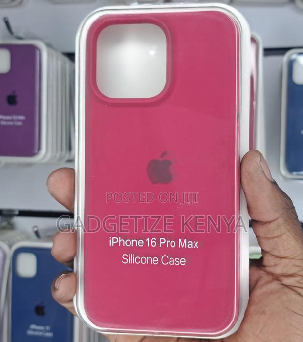Thick Silicone Matte Back Case Cover for iPhone 16 Series - thumbnail 14