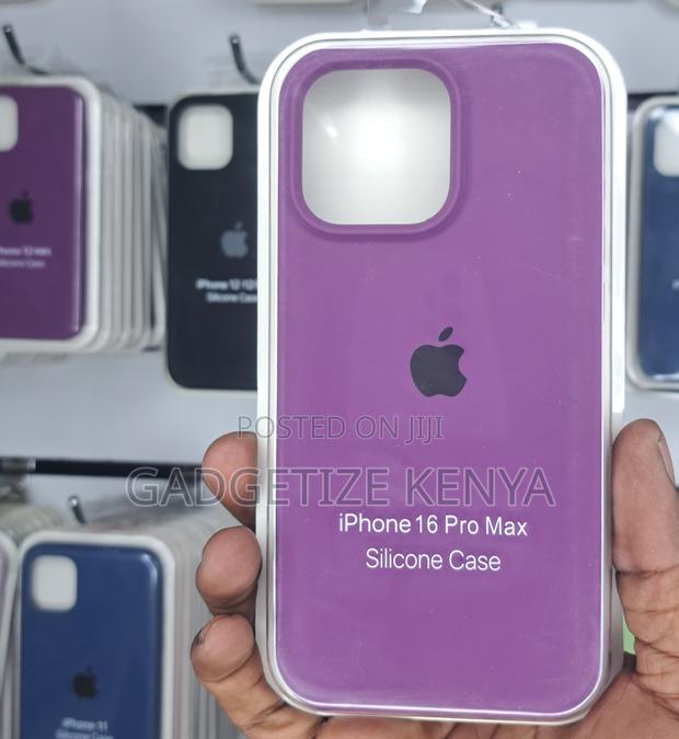 Thick Silicone Matte Back Case Cover for iPhone 16 Series - thumbnail 15