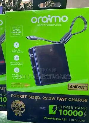 Oraimo Powernova L11 Opb-7103c 22.5w Pocket Sized Powerbank