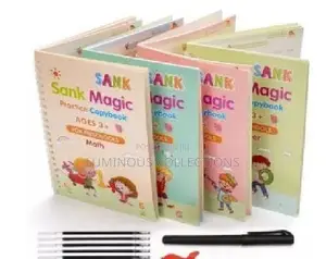4 Sank Magic Books 10 Pen Refills. Auto Deletes After 20 Minutes