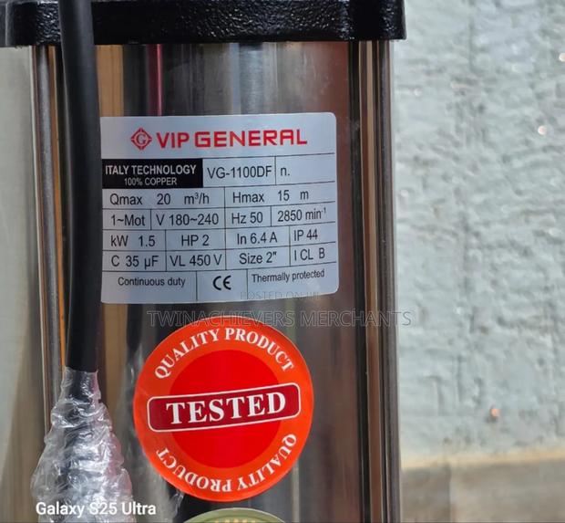 2hp Sewage Submersible Pump 15mtrs Head - thumbnail 3