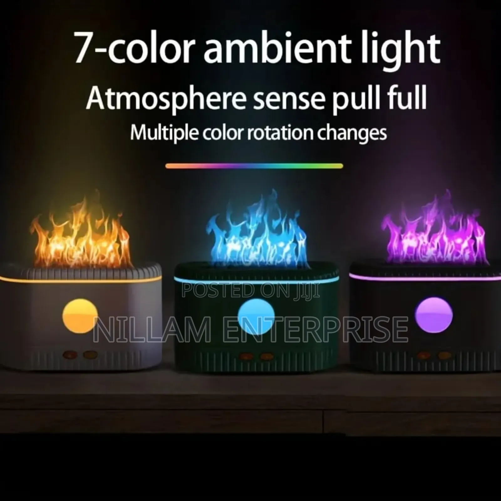 Ultrasonic Air Humidifier With Simulation Flame Lighting*