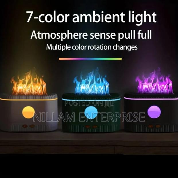 Ultrasonic Air Humidifier With Simulation Flame Lighting* - thumbnail 2