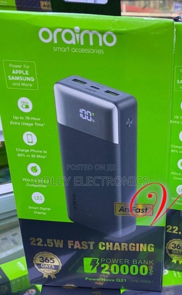 Oraimo Power Bank Powernova Q21 Opb-7200q 22.5w