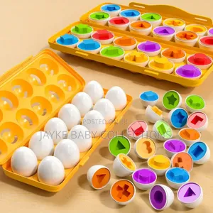 Toddler Shape Color Matching Eggs | Ages 1–4 | Skill Builders