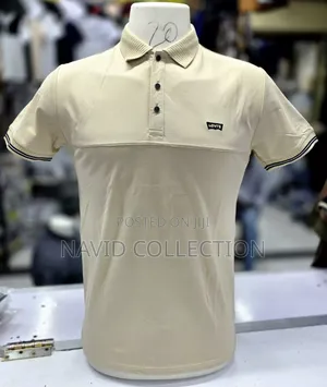 Cream White/Green Polo