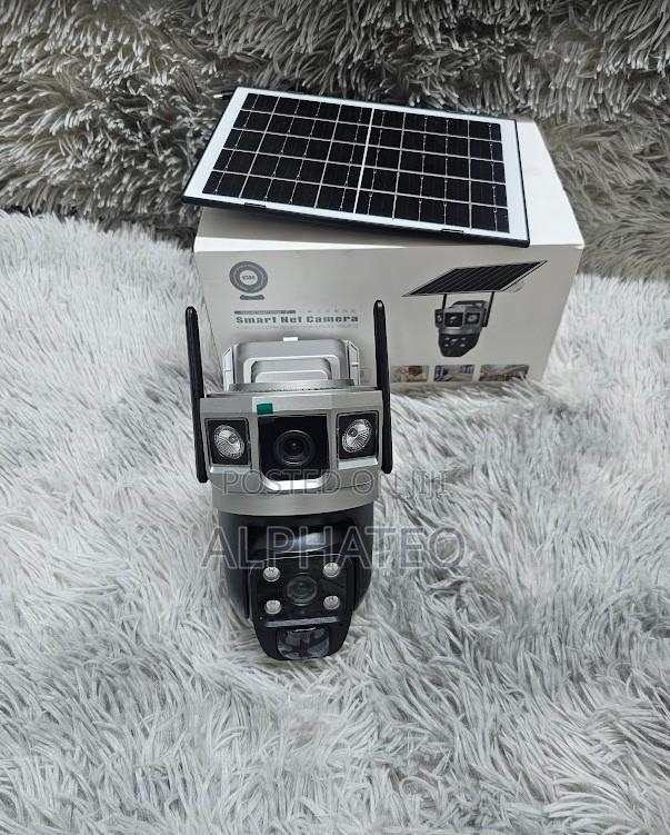 Dual Lens 4g Simcard Solar CCTV V380 Pro Security Camera - main view