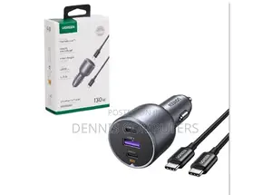 Ugreen 130w 3-port Fast Car Charger - Ec705