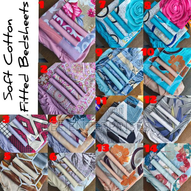 Soft Cotton Fitted Bedsheets - main view