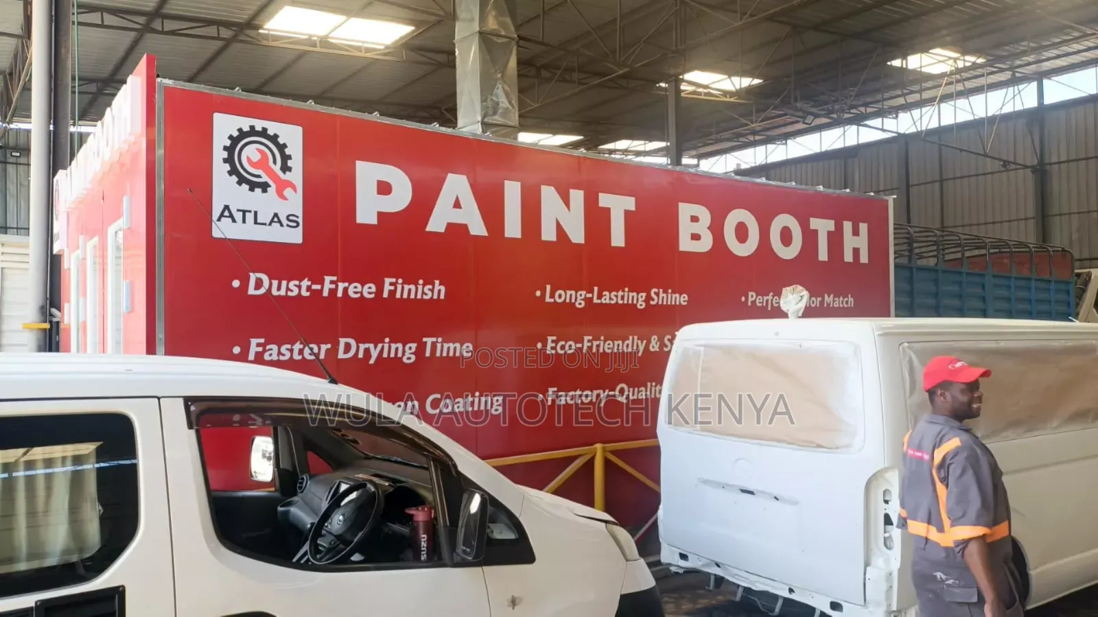 Heavy Commercial Power Spray Booth High Quality Sunshine