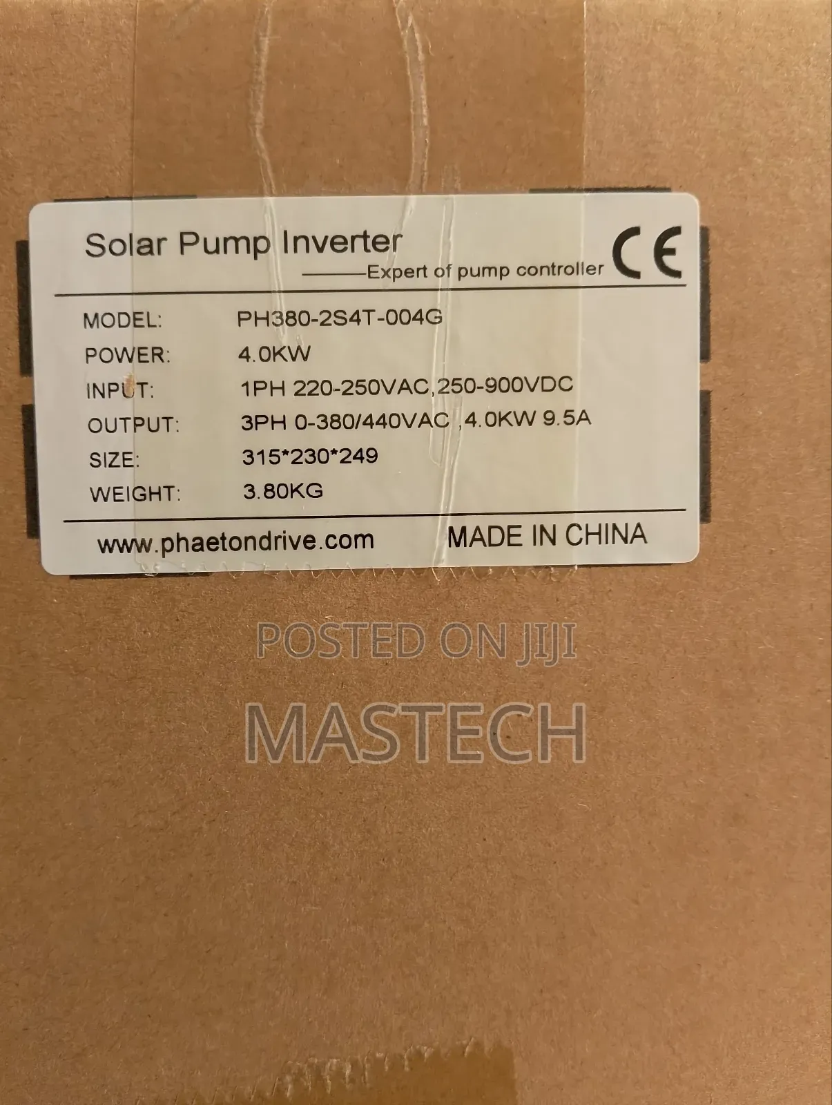 4kw Single Phase to 3 Phase Converter
