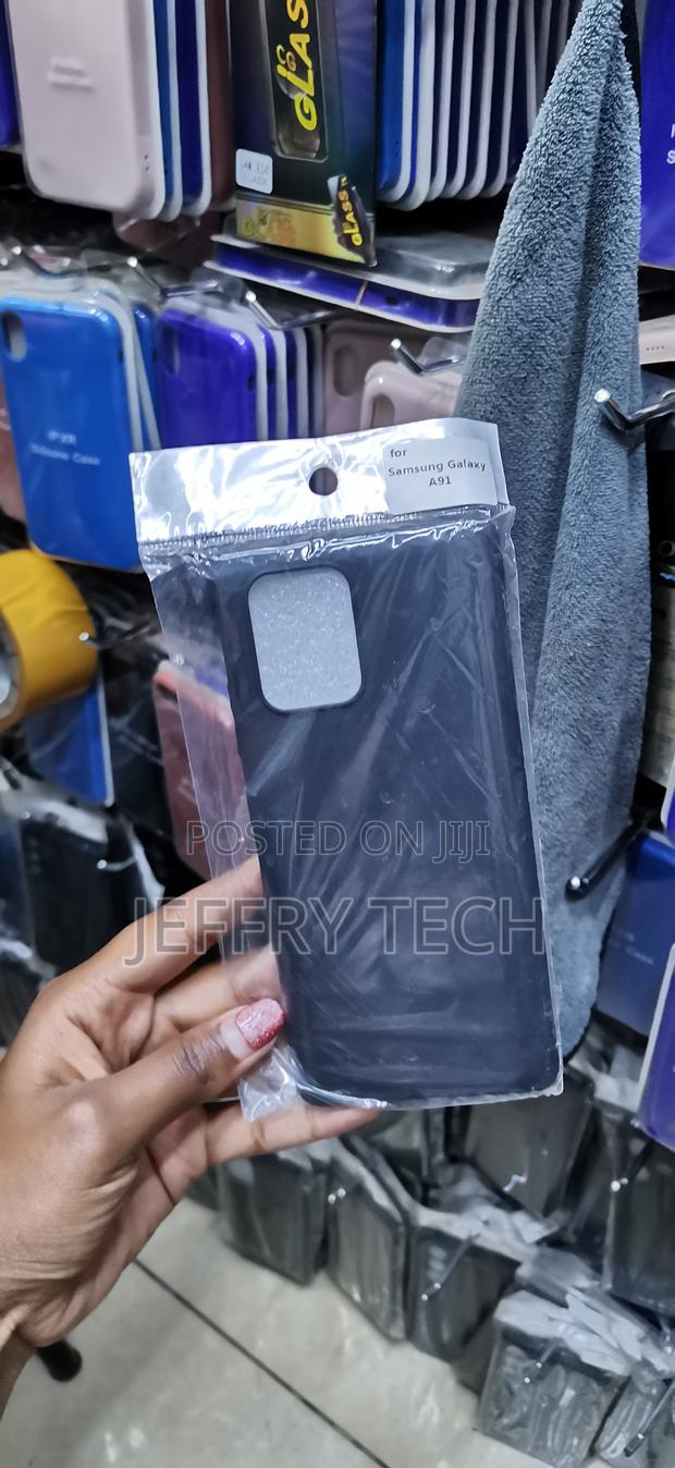 Candy Soft Silicone Protective Phone Case for Samsung Galaxy A91 - main view