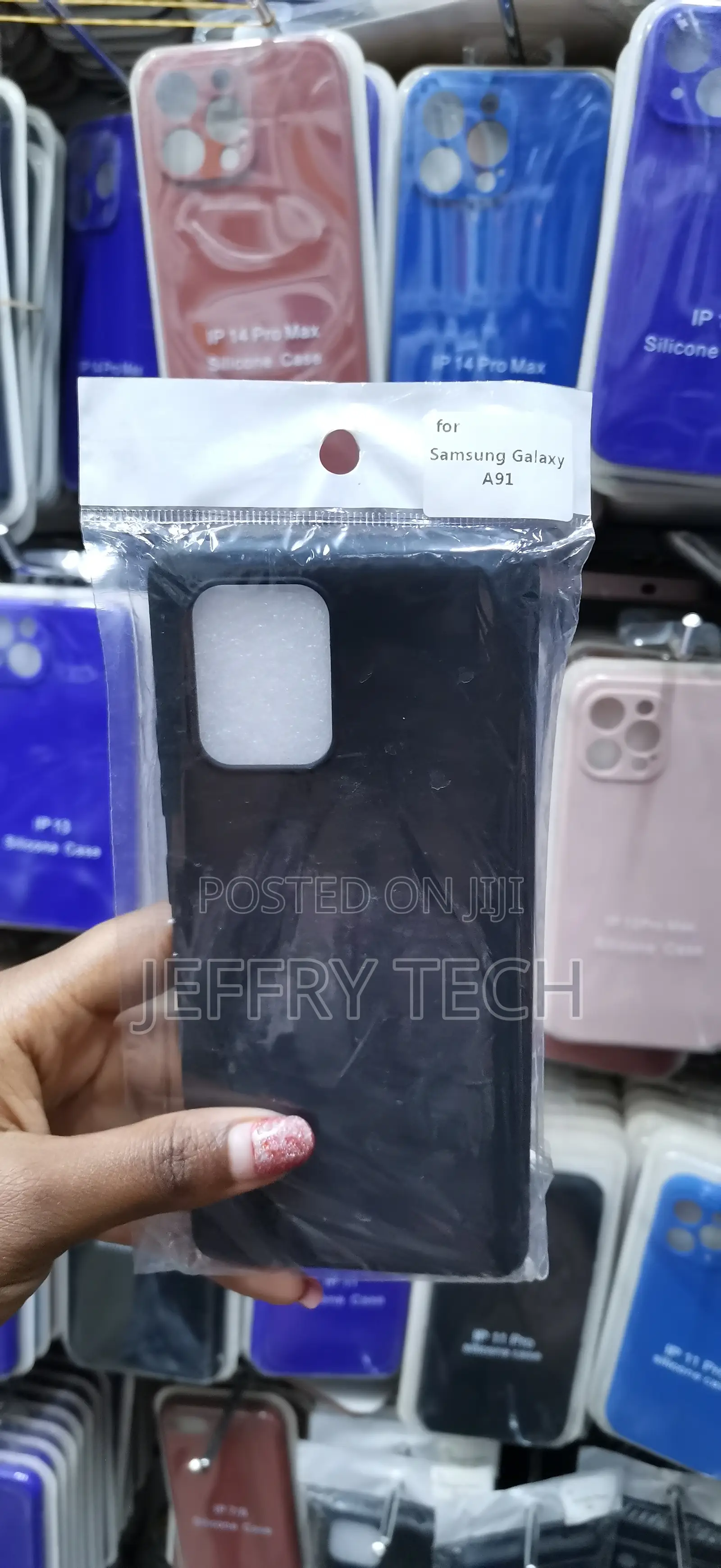 Candy Soft Silicone Protective Phone Case for Samsung Galaxy A91