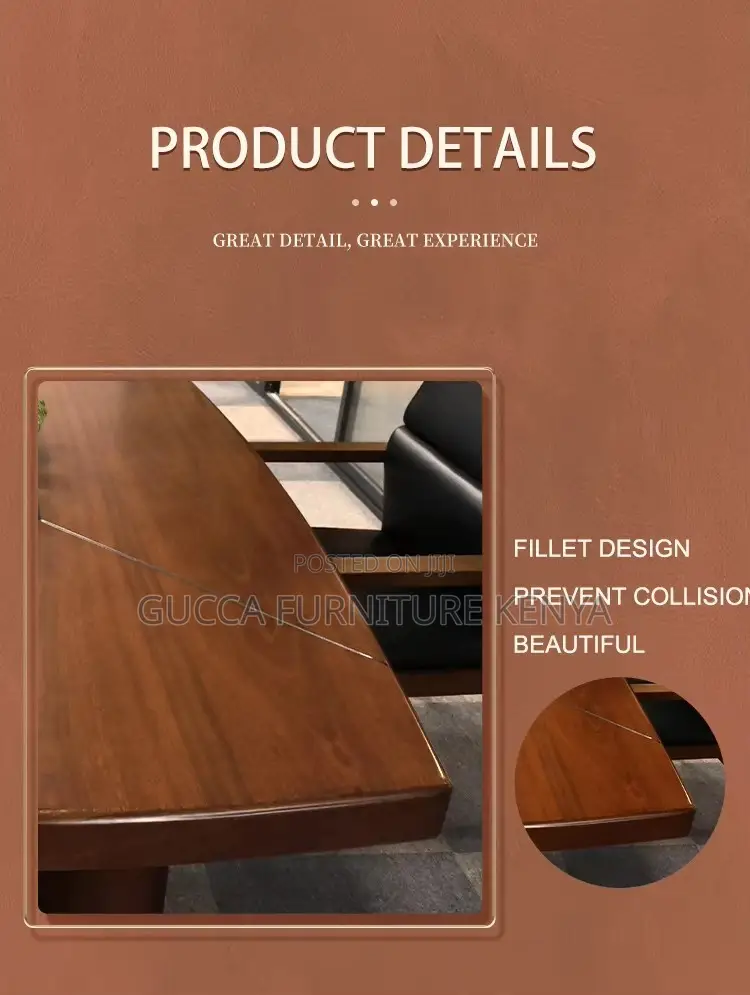 8-10 Seater Office Mahogany Boardroom Table