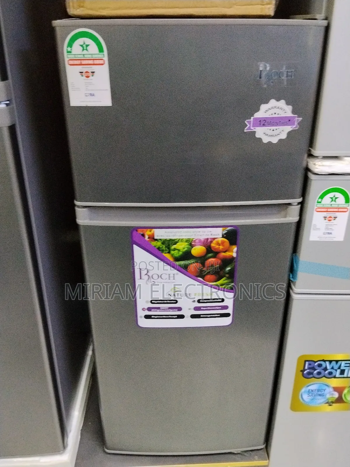 Roch 128litres RFR-160dt-B Double Door Refrigerator