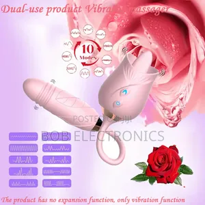 2 In 1 Rose 🌹 Sucker And Dildo Toy