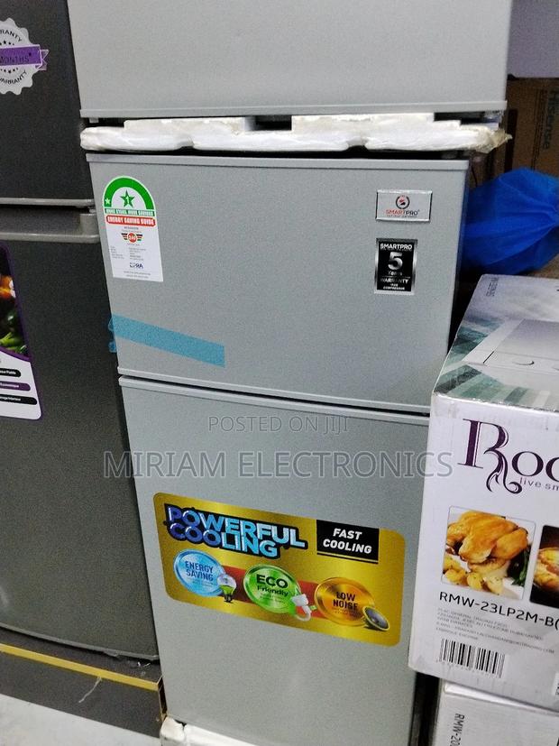 Smart Pro SFR-150dt-I Top-Mounted Defrost Fridge - 118l - Inox
