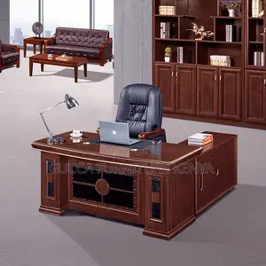 1.4 Meters Mahogany Executive L-shaped Desk