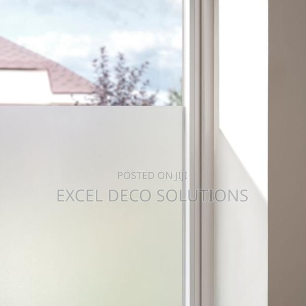 Frosted Window Film – Bathroom Office Use