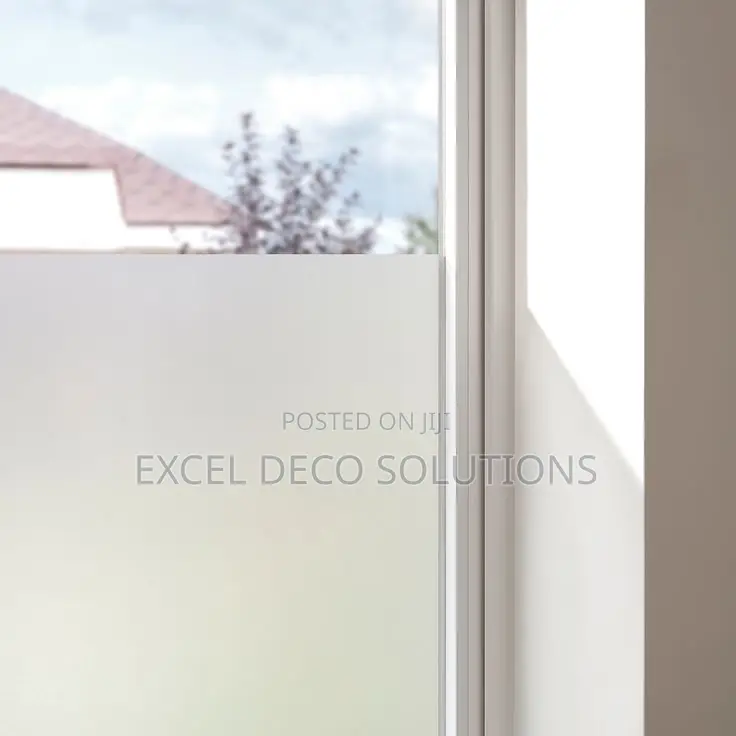 Frosted Window Film – Bathroom Office Use