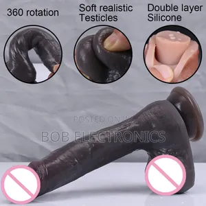 Silicon Big Dark Berry Dildo