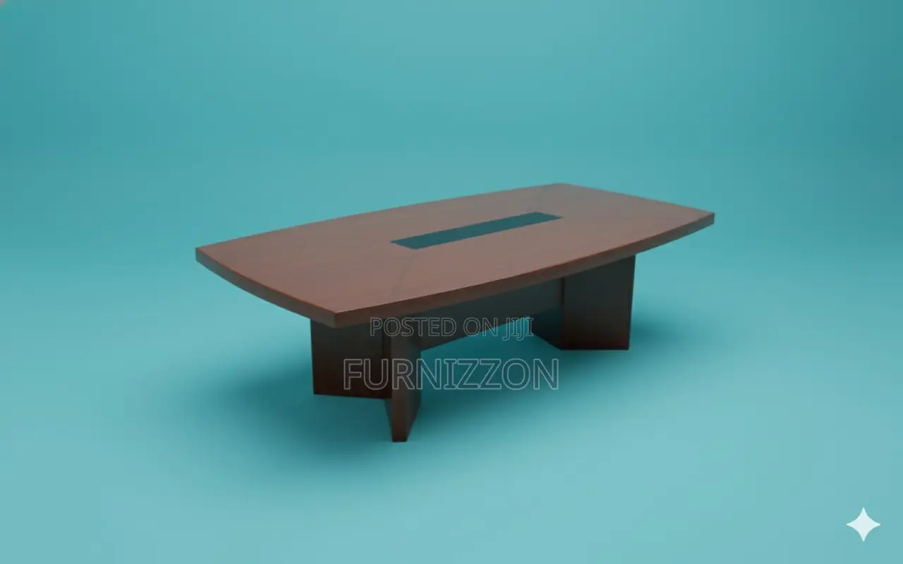 Large 2.4 Meters Wooden Conference Table for Boardrooms