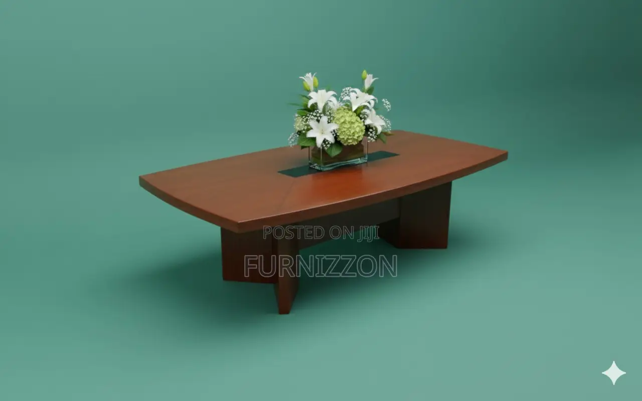 Modern 2.4 Meters Wooden Meeting Table for Office Use