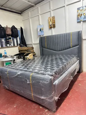Grey Bed Size 5by6 With Mattress