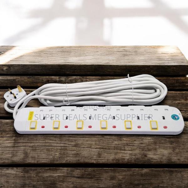 JSB 6 Way Durable Abs Plastic Socket 10m Power Extension