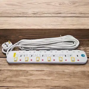 JSB 6 Way Surge Protected Power Board 10m Power Extension