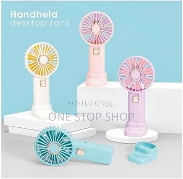 2pcs Mini Rechargeable Hand Fan - main view