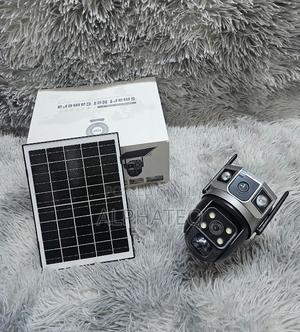 PTZ V380 Dual Lens 4g Camera Solar Human Detection Night Vision CCTV - thumbnail 2