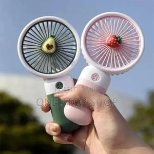 2pcs Mini Pocket Size Rechargeable Fan - thumbnail 2