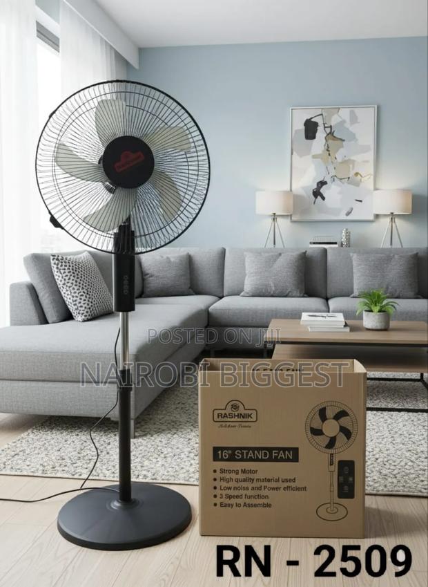 Rashnik Standing Fan With Remote