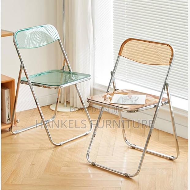 Acrylic Folding Chair – Event Home Use - main view