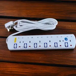JSB 6 Way High Quality Power Socket Board 10m Power Extension