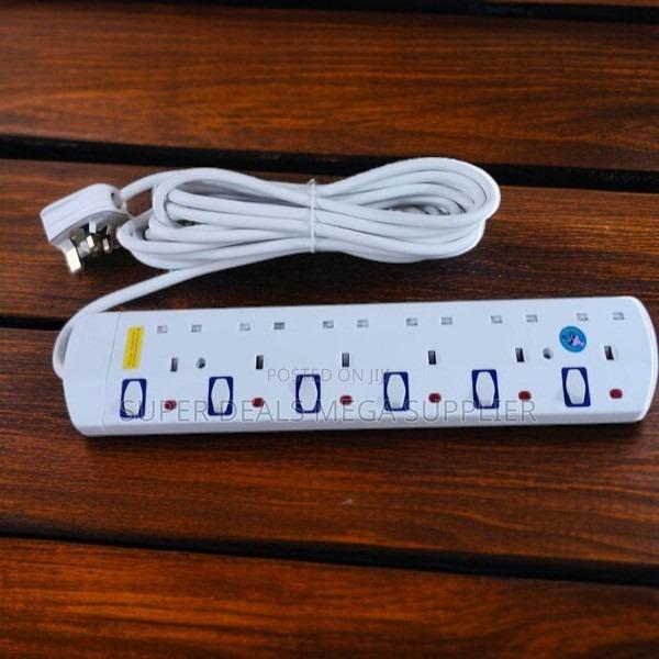 JSB 6 Way High Quality Power Socket Board 10m Power Extension