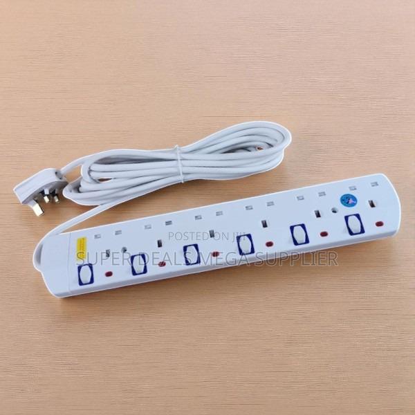 JSB 6 Way Power Distribution Socket Board 10m Power Extension
