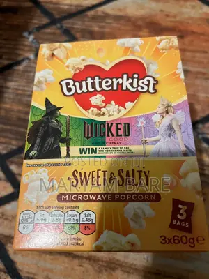 "Butterkist Microwave Popcorn - Sweet Salted Flavour - [3*60g E