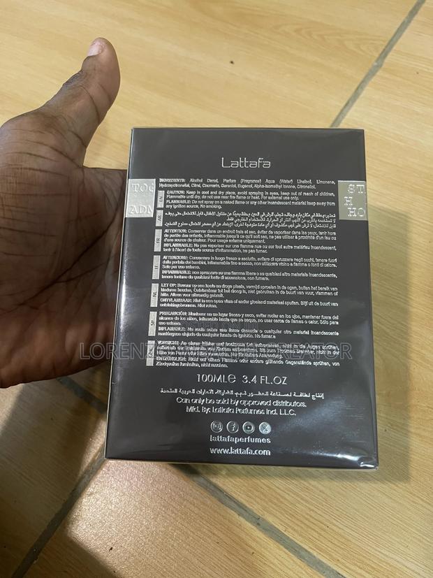 Ramz Lattafa Dubai Best Silver Perfume Cologne Set Uae - thumbnail 3