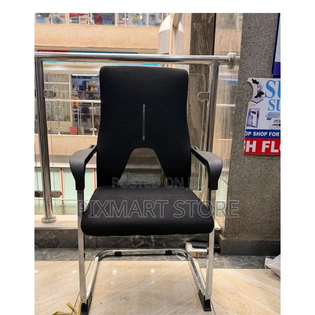 Mesh Non-Rolling Guest Office Chair – Breathable Comfort Seating