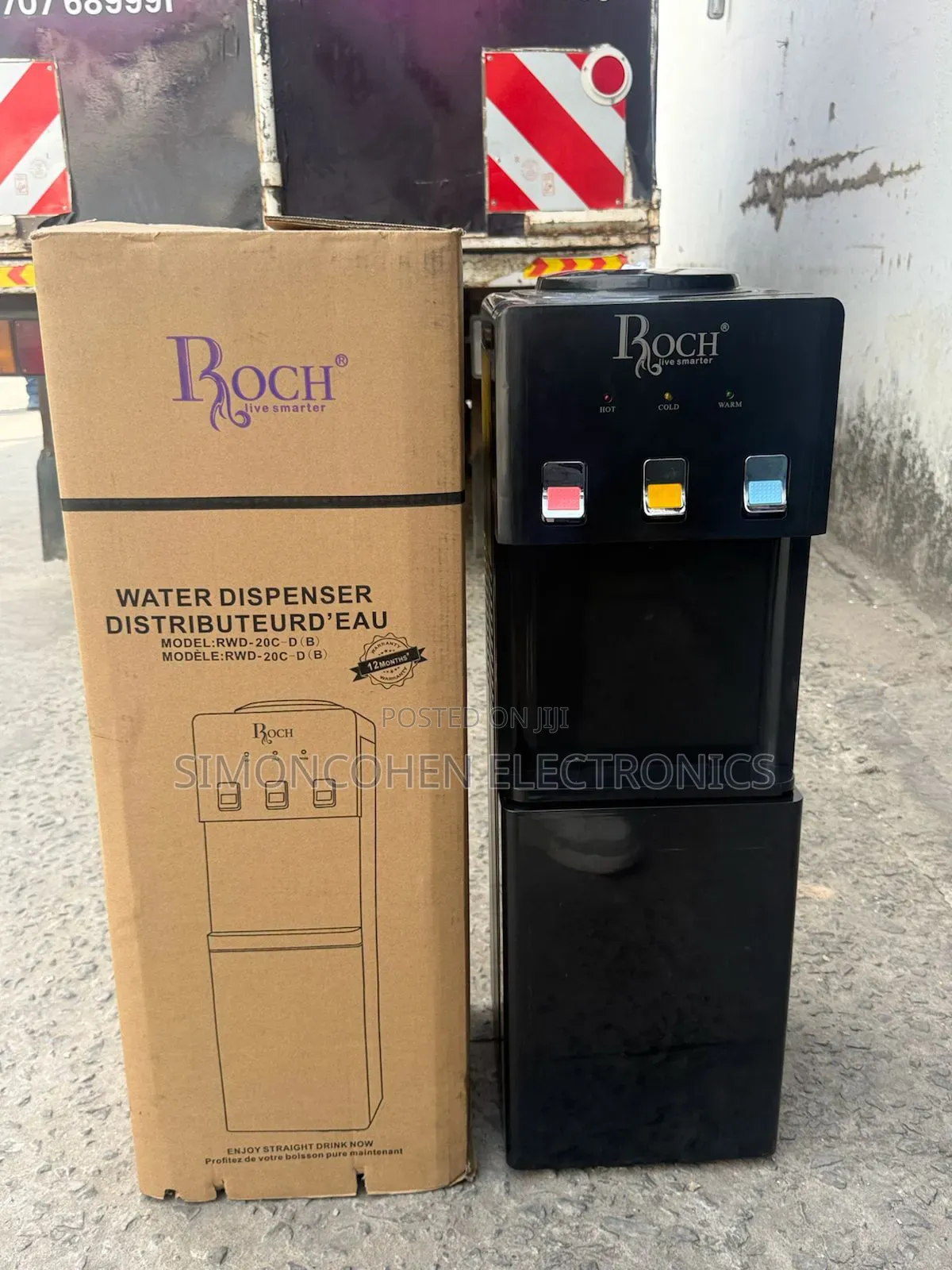 Executive 3 Taps Standing Roch Dispenser