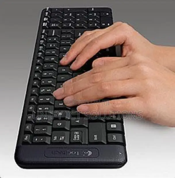 Logitech Mk220 Wireless Keyboard and Mouse Combo - Black - 920-003161