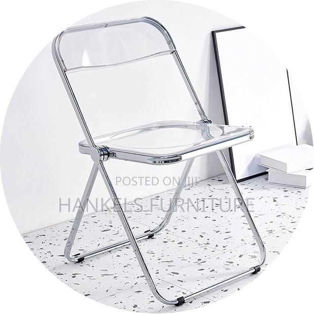 Designer Acrylic Folding Chair – Transparent Chair
