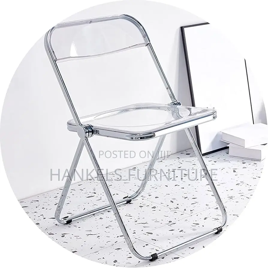 Designer Acrylic Folding Chair – Transparent Chair