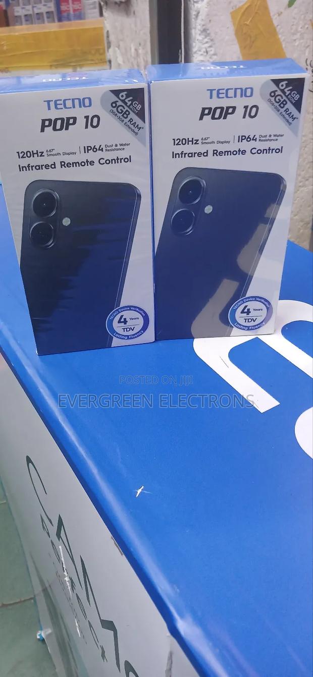 New Tecno Pop 10 64 GB Blue