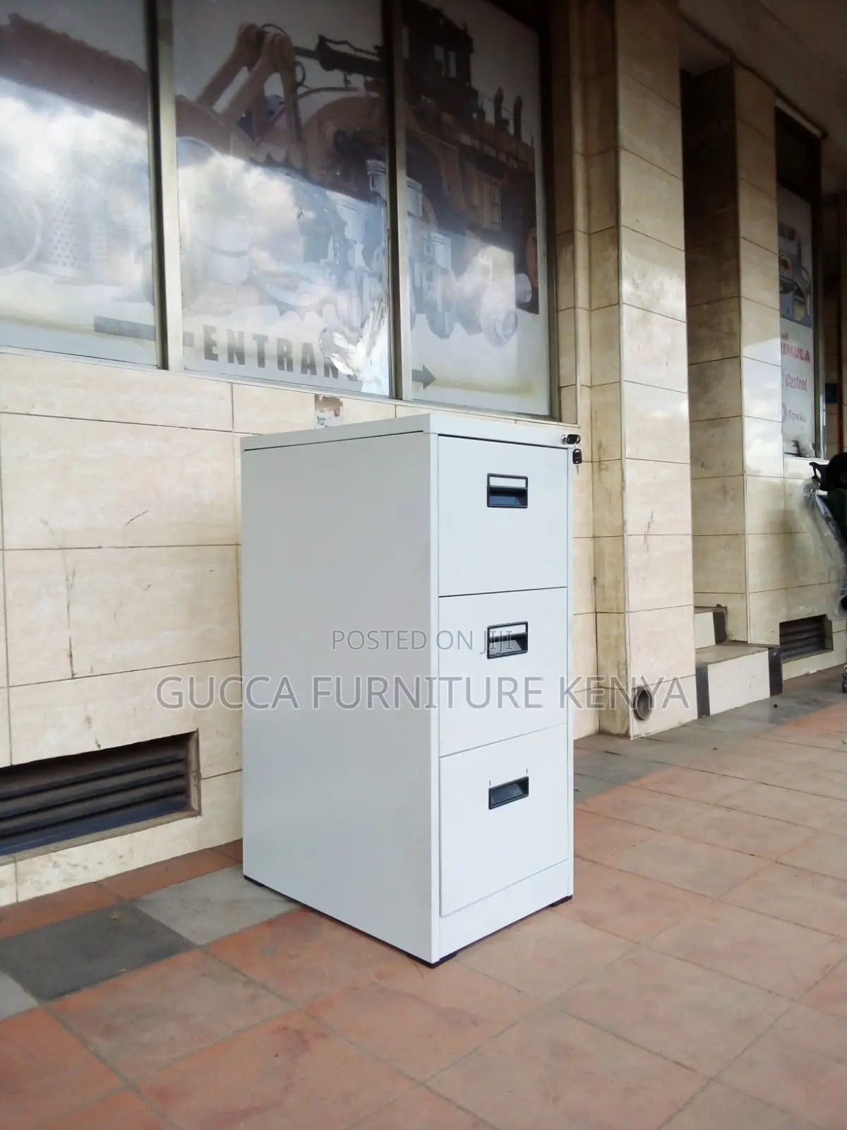 3-drawer Metallic Office Locker Filling Cabinet