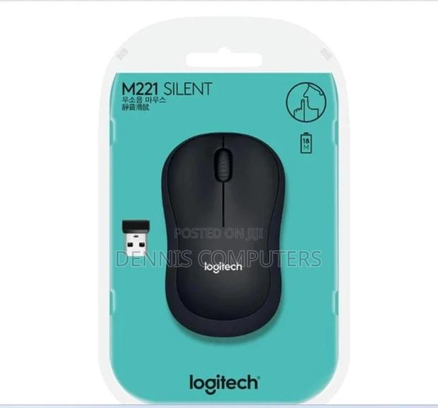 Logitech M221 Silent Wireless Mouse - Charcoal - 910-006510