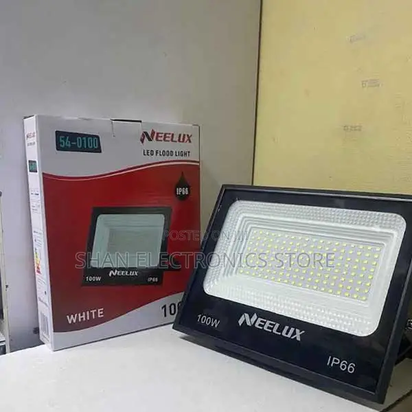 Light Control Ip66 100w Watts High Power Led Solar Flood Light