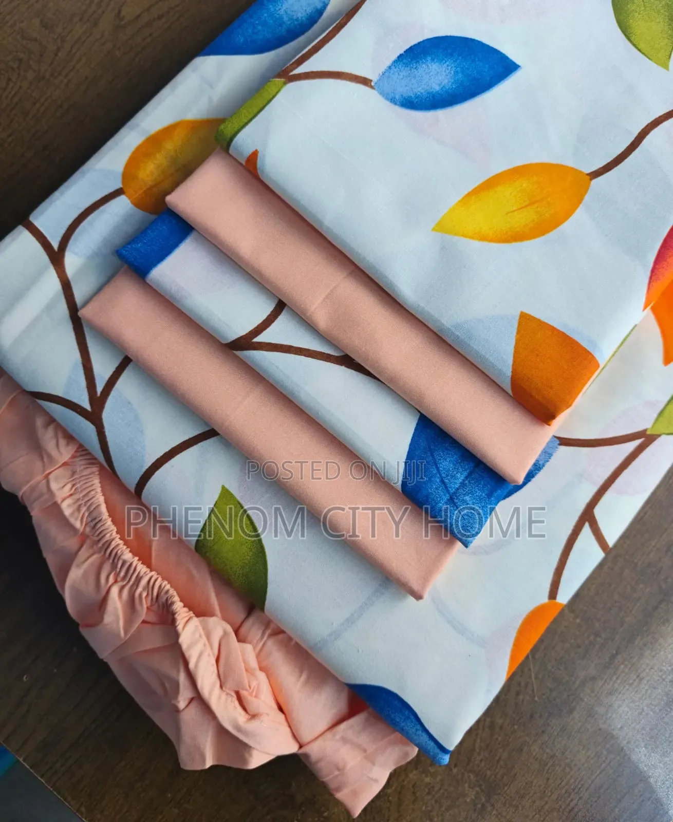 Pure Cotton Fitted Bedsheet Set